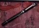 New Copy MontBlanc Writers Edition Black Rollerball Pen Silver Clip (4)_th.jpg